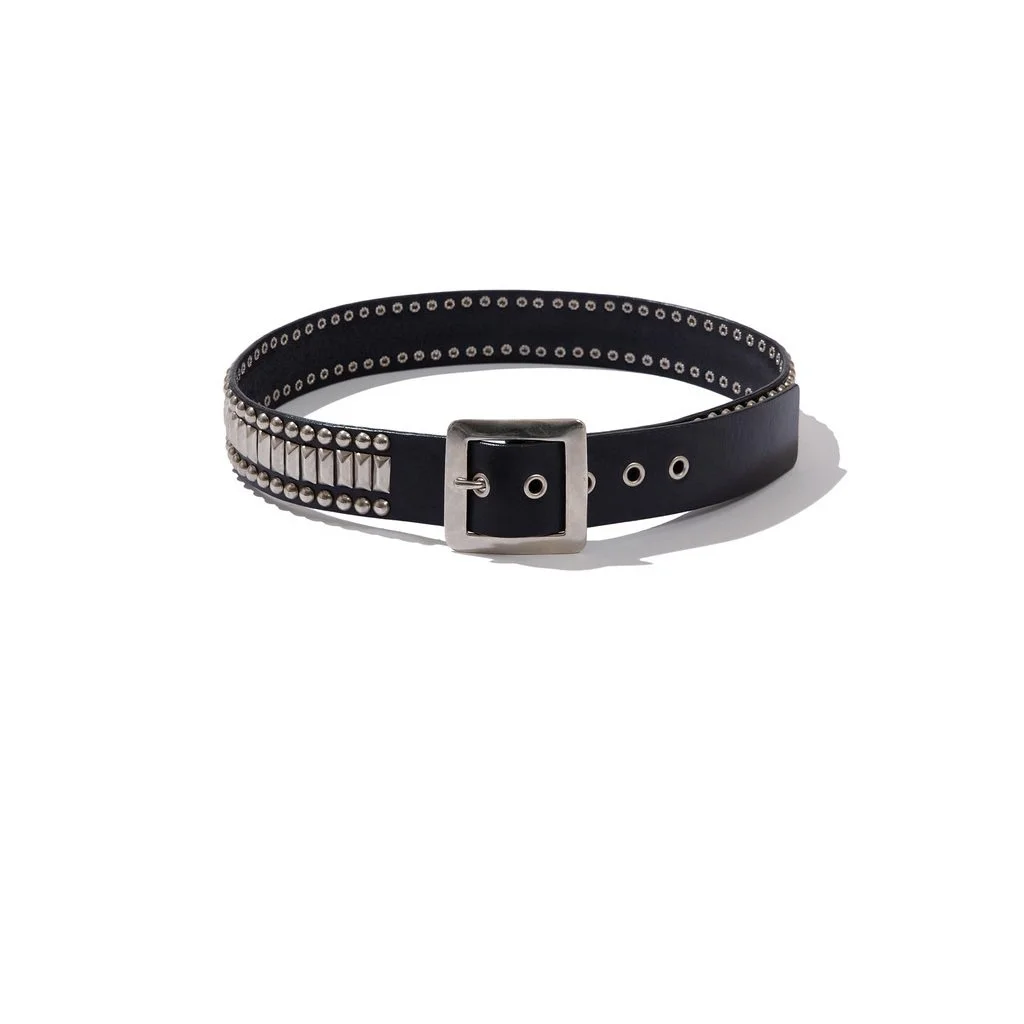LW3 Exotica Belt- Centurion Stud- Black — The London Leatherman
